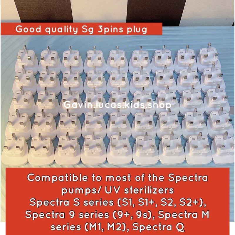 🔥7.90 ONLY 🔥Sg plug / 3 pins adapter Spectra s1 s1+ s2 M1 Singapore