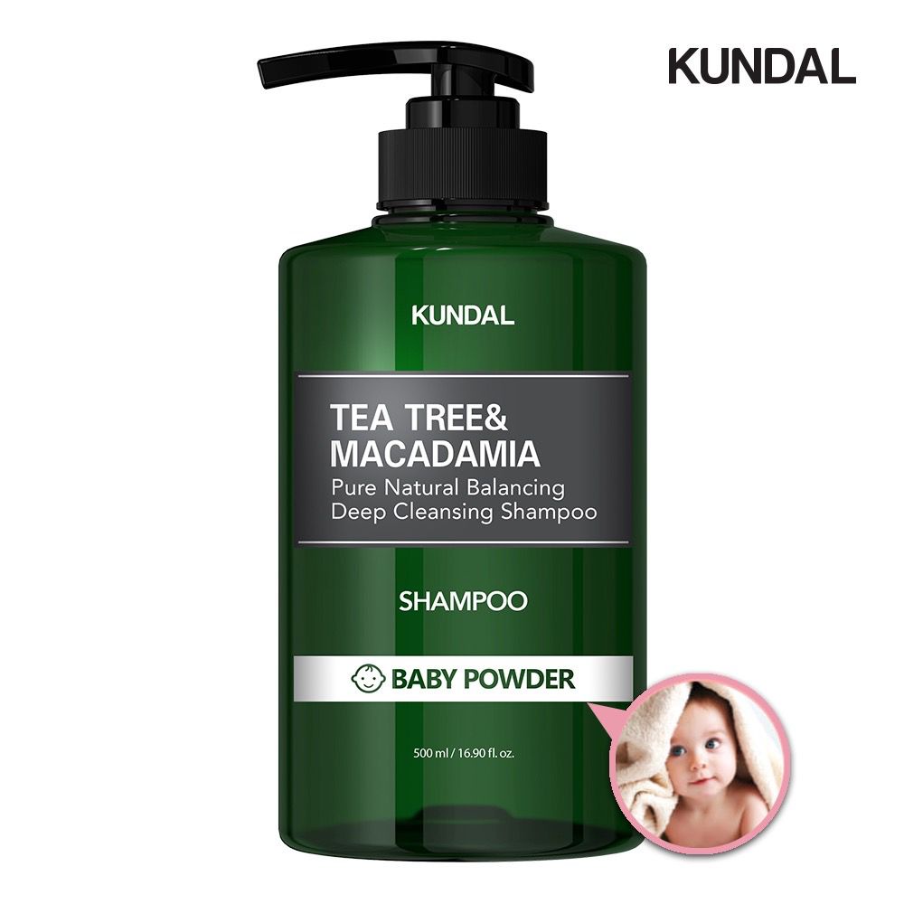 KUNDAL TEA TREE&MACADAMIA Pure Natural Balancing Deep Cleansing Shampoo 500ml #CHERRY BLOSSOM main image 1