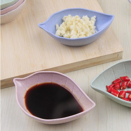 Dreamyhouse SOUVENIR PERNIKAHAN MANGKOK DAUN TEMPAT SAMBAL KECAP IMPOR HIGH QUALITY - Gambar 3