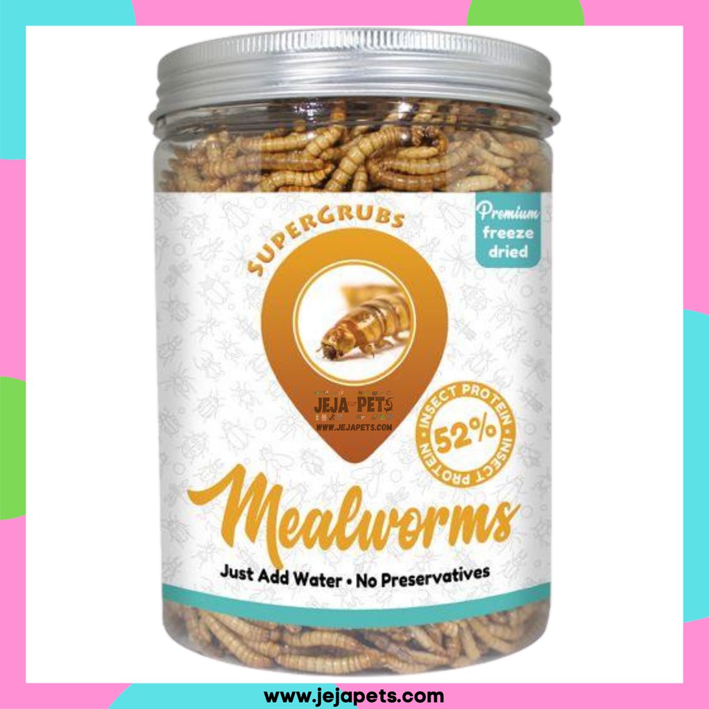 Supergrubs Freeze Dried Mealworms 100g / 500g Shopee Singapore