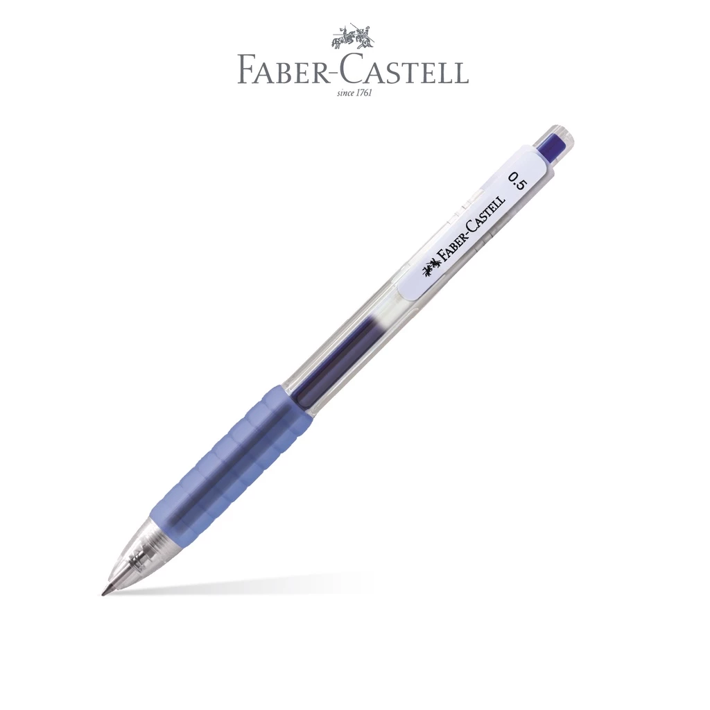 Faber-Castell Fast Gel Ballpoint Blue Ink 0.5mm - Gambar 4