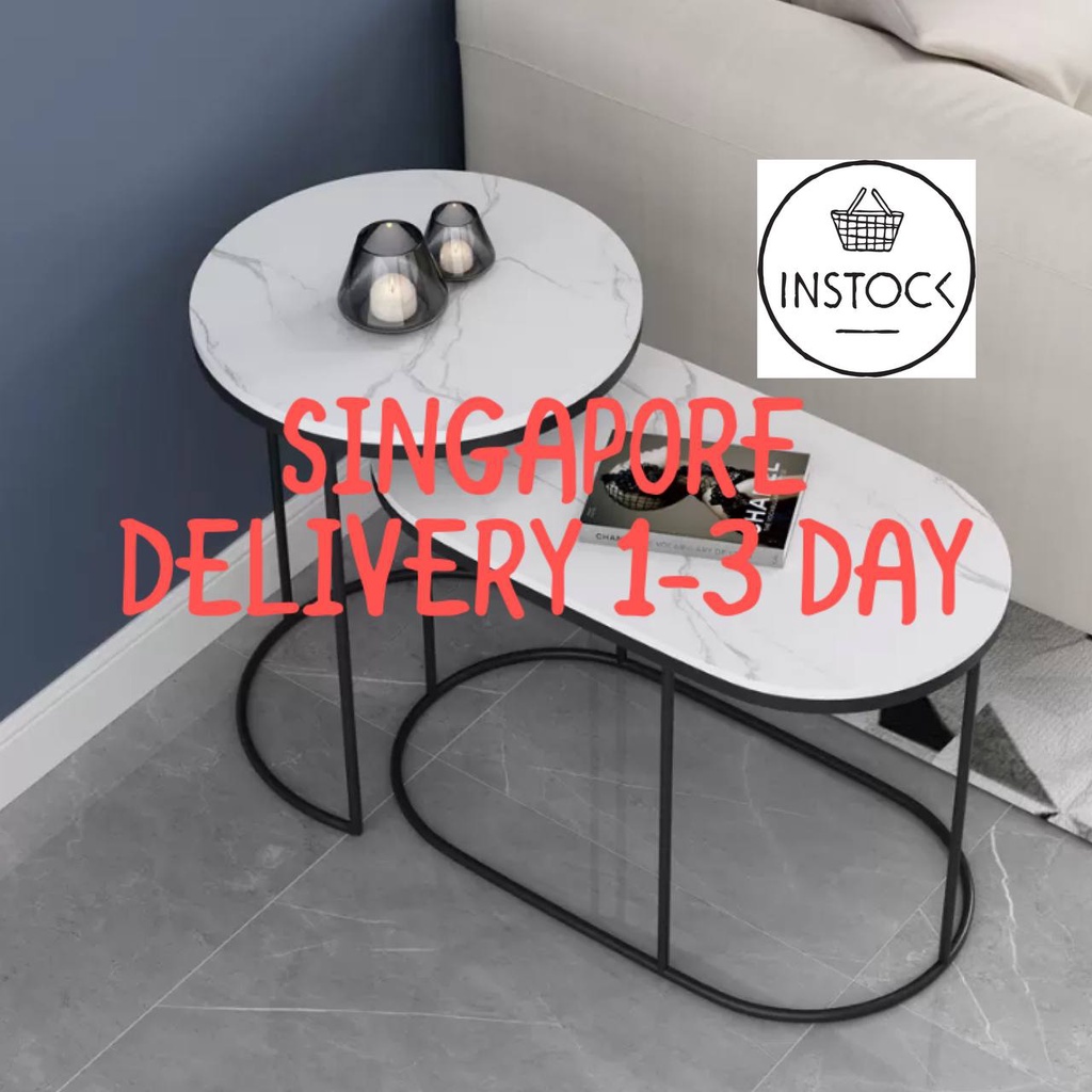 SINGAPORE INSTOCK Lencia side table coffee table square table simple modern side table