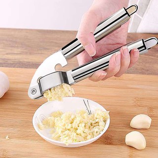 1pc, Garlic Press, Stainless Steel Garlic Press, Rocker Metal Garlic  Mincer, Washable Garlic Crusher, Kitchen Garlic Chopper, Garlic Masher,  Kitchen S