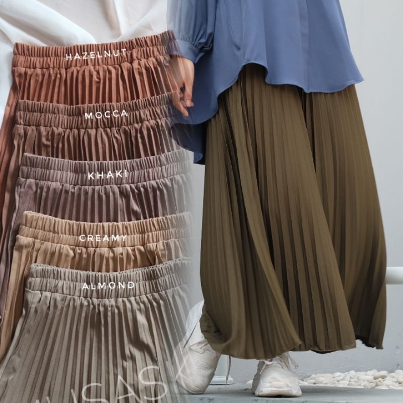 Premium PLISKET SKIRT / UMBRELLA PLISKET SKIRT / ALLSIZE UMBRELLA SKIRT ...