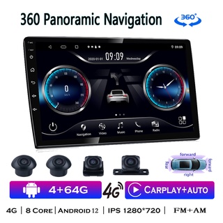 Android 2+32GB Car Stereo Wireless Carplay Android Auto Double Din Radio 9  1280*720 IPS Screen WiFi GPS Navigation Bluetooth USB FM/RDS Receiver AHD  Backup Camera 