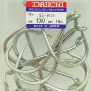Daiichi SS-9403 Stainless Steel Fishing fish Hooks 1pack