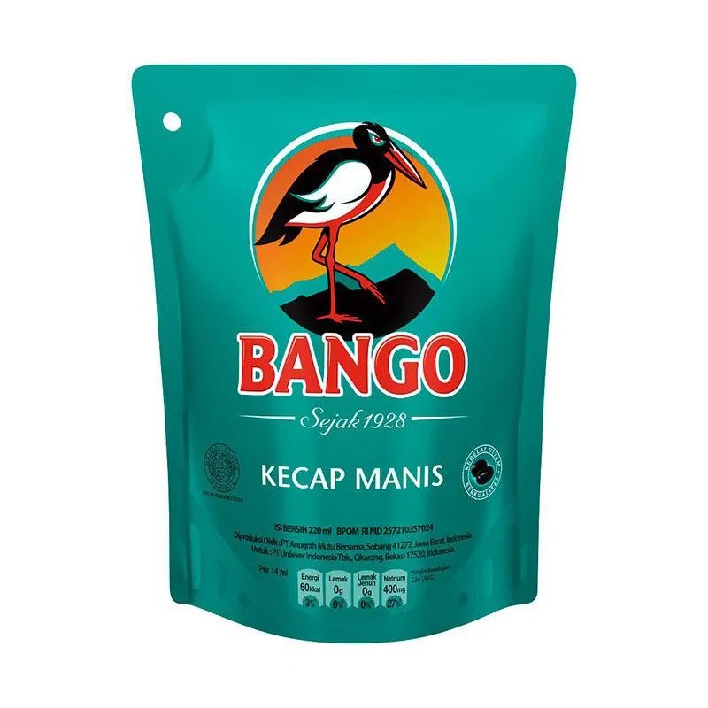 Bango Kecap Manis Pouch 210Ml