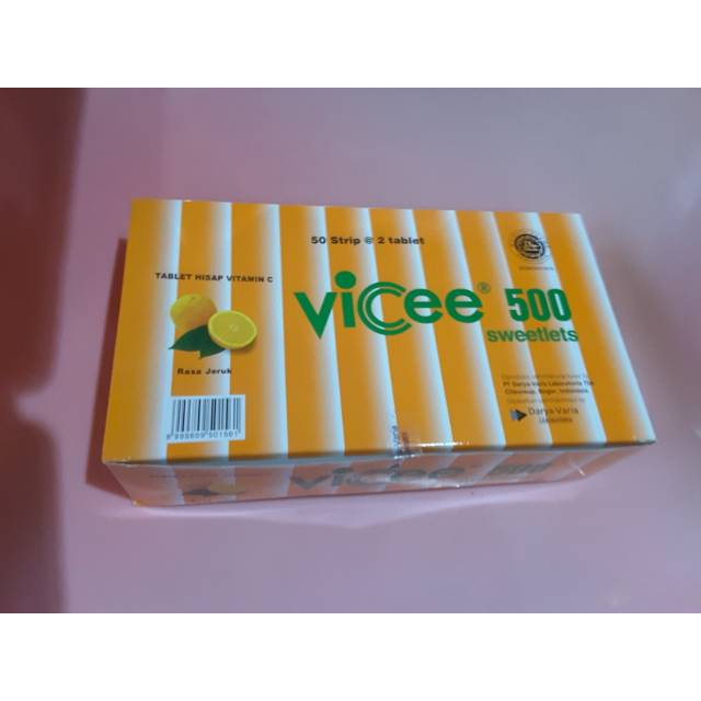 Vitamin C Vicee 500mg orange flavor contains 100 = 50 strips @ 2 ...