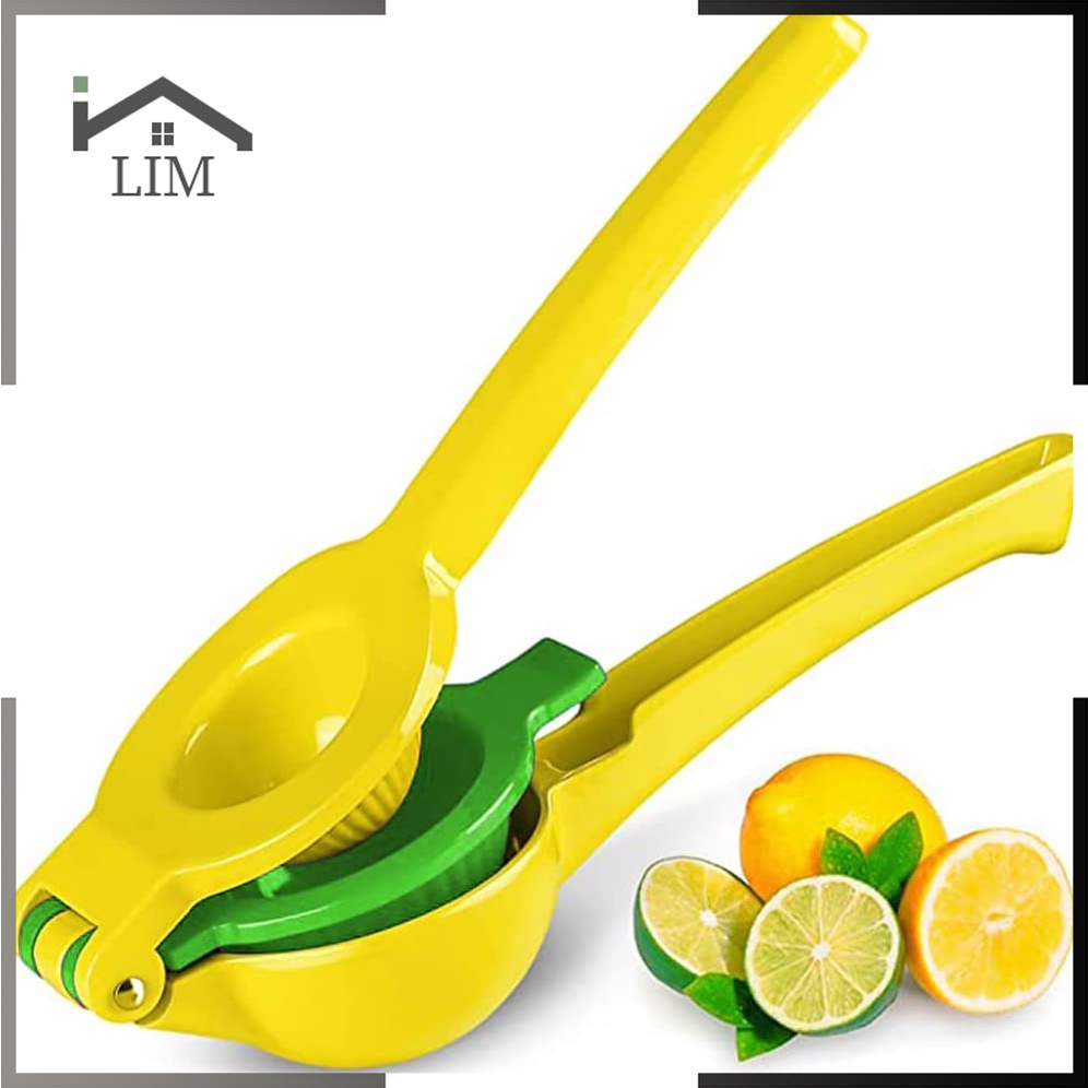 Manual Juicer Lemon Lime Squeezer, Easy to Use Hand Press 2in1 Fruit