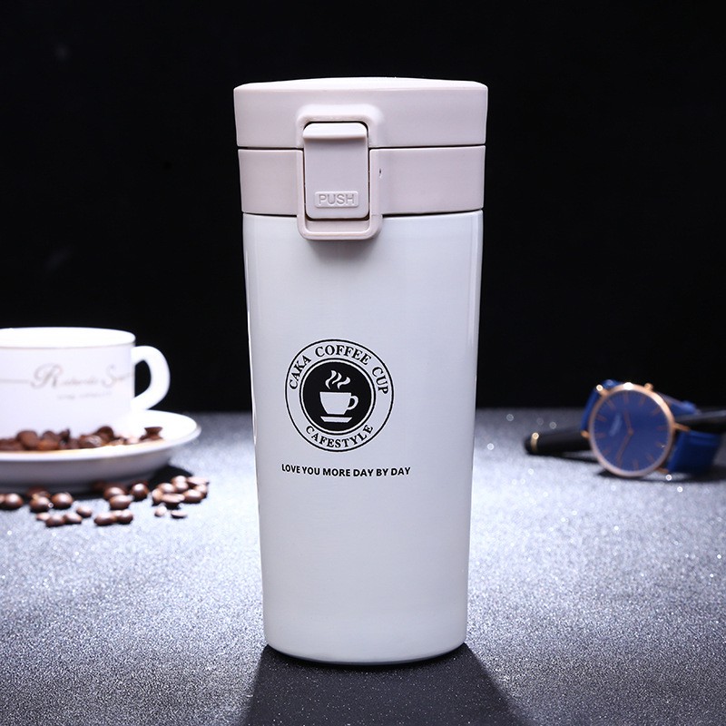 CAKA 380ml Stainless Steel Vacuum Flask Coffee bottle Cup | Shopee Singapore