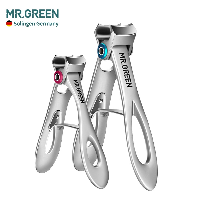 MR.GREEN Nail Clipper Set,15mm Wide Jaw Opening Nail Clippers for