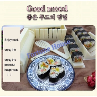 10Pcs/Set DIY Sushi Making Kit Roll Sushi Maker Rice Roll Mold