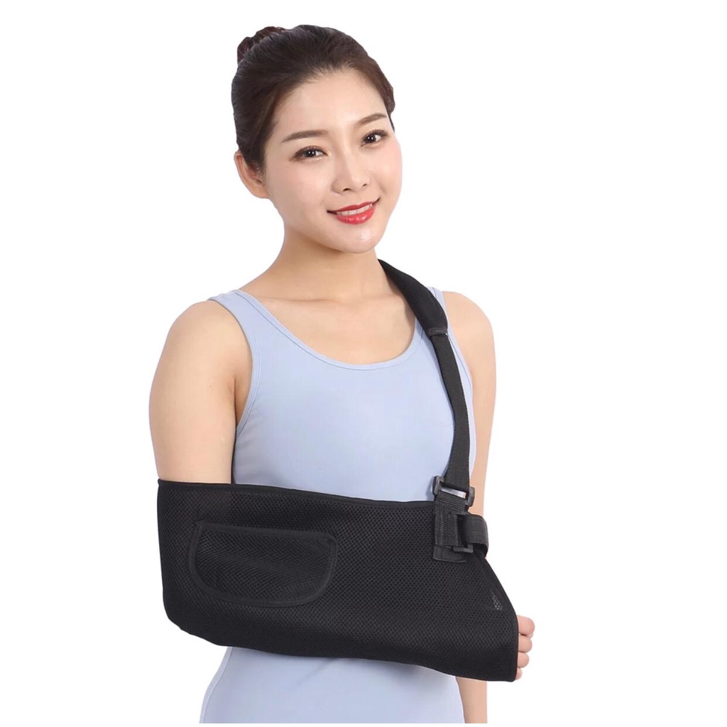 Shoulder Immobilizer Medical Arm Sling, Adjustable Strap for Pain Relief, Supports Broken ...