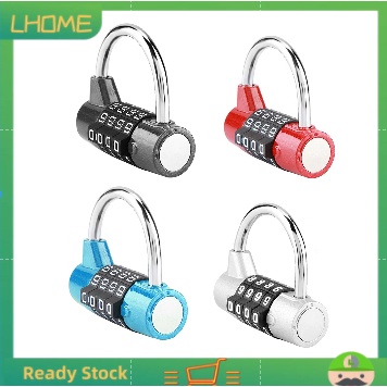 Password 4 Dial Digit Code Combination Padlock Travel Suitcase Gym ...