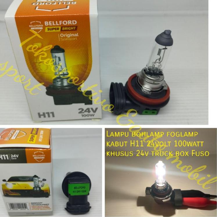 H11 24v 100w foglamp Bulbp Bulb Made in German h11 Truck box Fuso Car ...