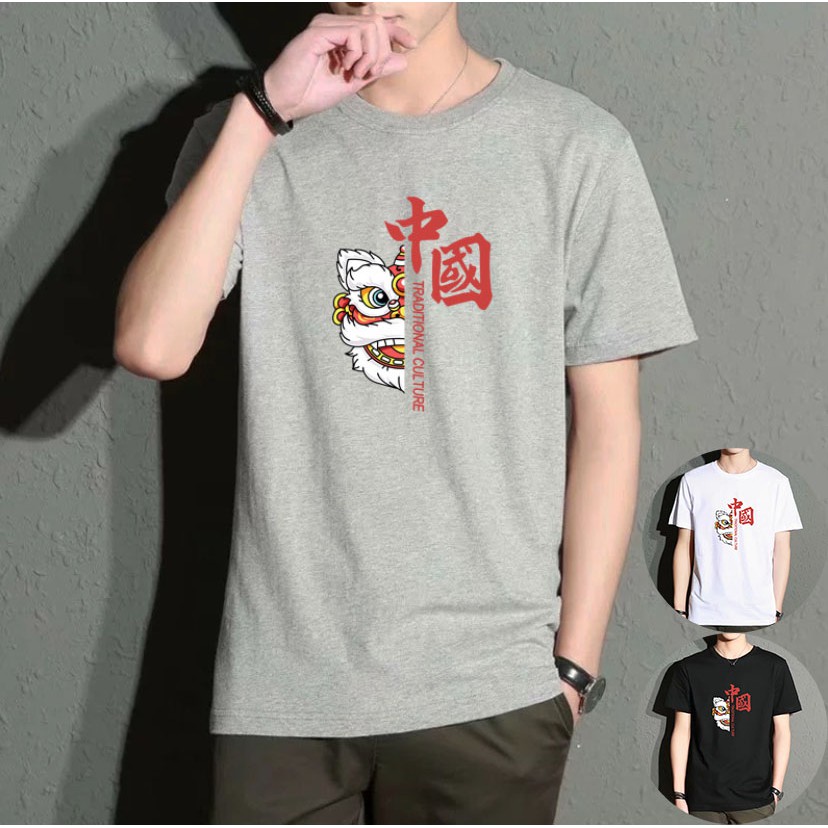 Triple A Men's short-sleeved t-shirt summer 2022 youthstudent bottoming shirt trendy top clothes men's clothing