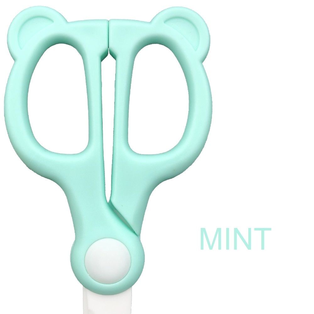 Biomom Ceramic/Stainless Steel Food Scissors with Travel Case (3 ...