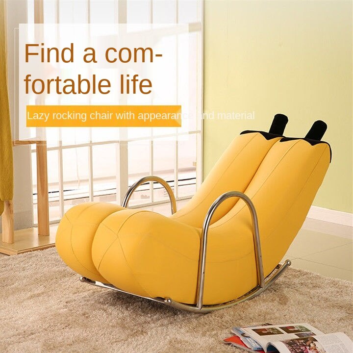 Creative Big Banana Recliner Rocking Chair Rocking Chair Lovely Bedroom ...