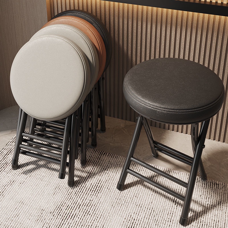 Nordic simple foldable stool household round stool stall night market ...