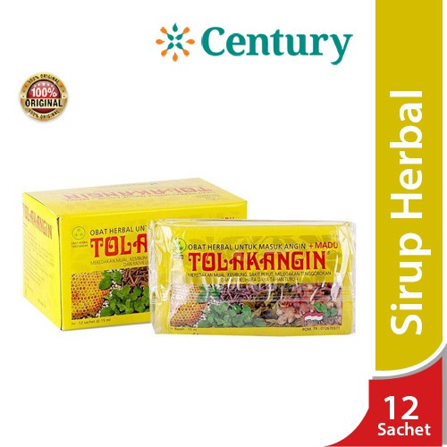 ( 1Sachet ) Jamu Tolak Angin madu 1 Box isi 12 Sachet