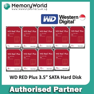 WD Red Plus 6TB 256MB NAS Hard Drive (3.5)