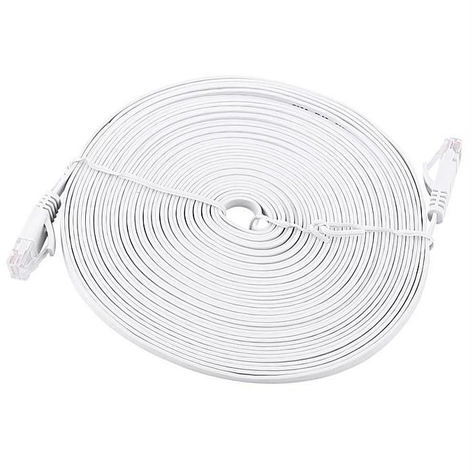 UNIVERSAL RJ45 CAT6 Ethernet Network Flat LAN Cable UTP Patch Router ...
