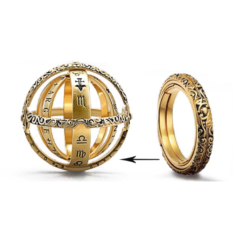 Band armillary sphere on sale ring