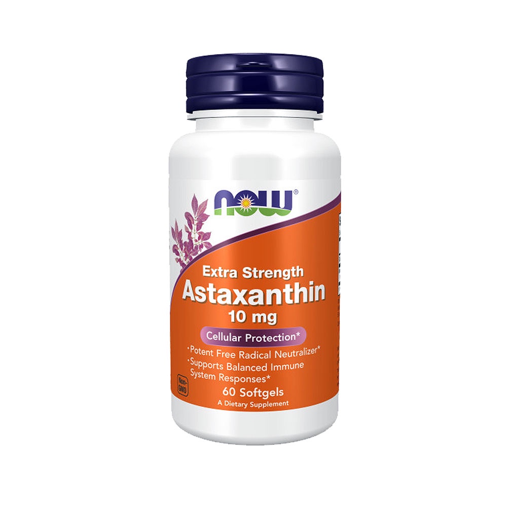 NOW Supplements, Astaxanthin 10mg, Extra Strength, Canthaxanthin and
