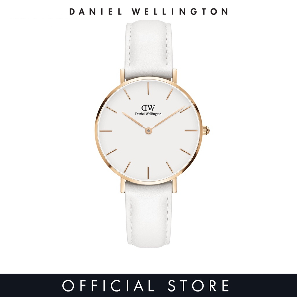 2 Years Warranty Daniel Wellington Petite 32mm Bondi Rose Gold White Watch for women Official DW BF Shopee Singapore