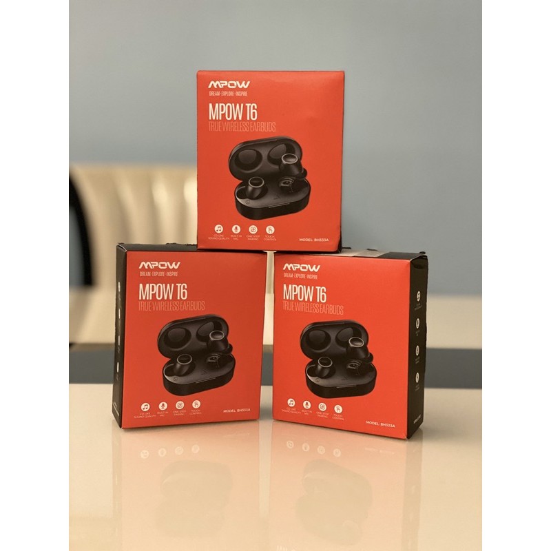 MPOW T6 True Wireless Earbuds Shopee Singapore