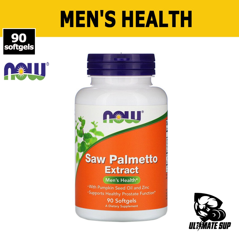 Now Foods, Saw Palmetto Extract, With Pumpkin Seed Oil and Zinc 160mg