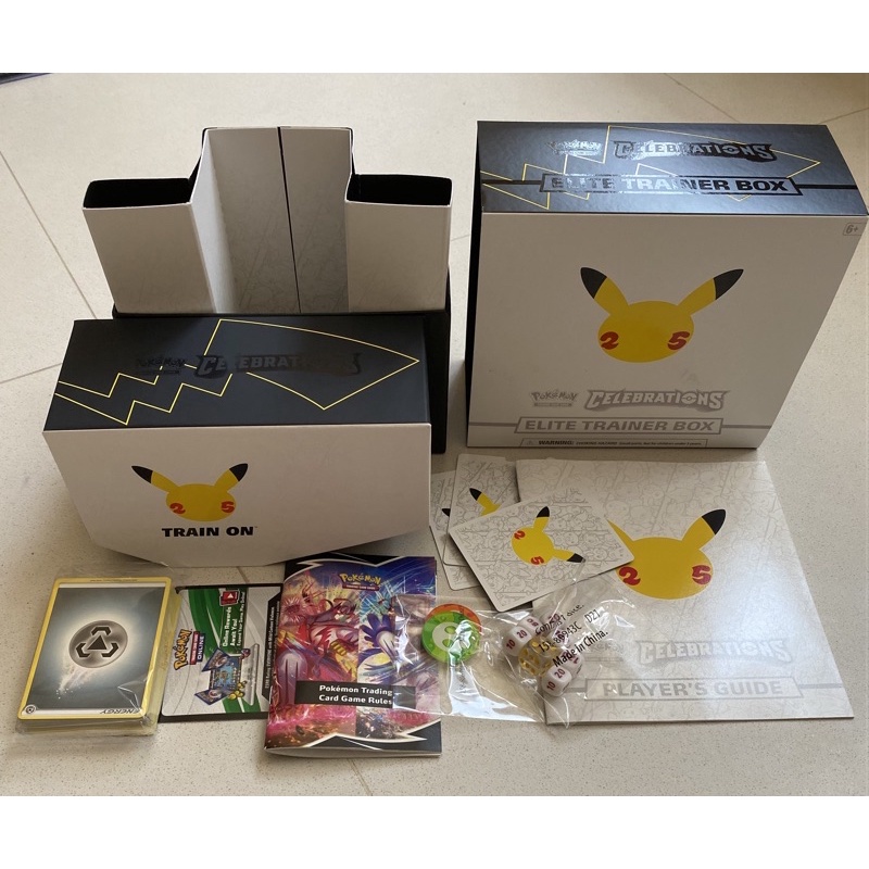 Empty Celebrations Elite Trainer box Shopee Singapore
