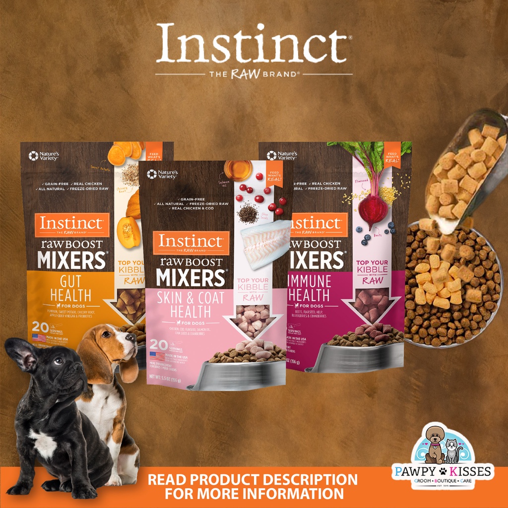 Instinct Raw Boost Mixers Grainfree FreezeDried Raw Dog Food Topper