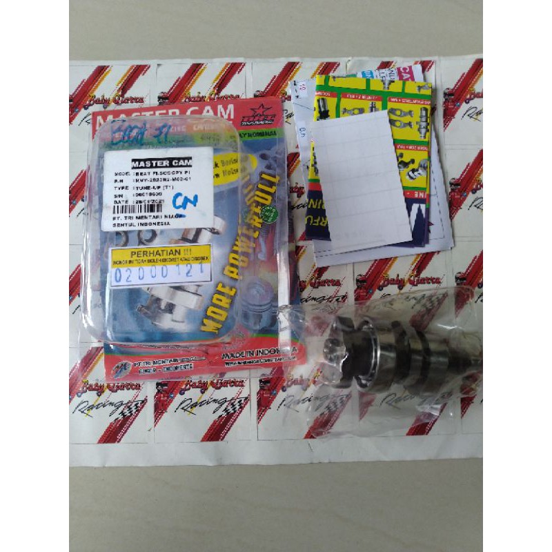 NOKEN AS KEM MASTER CAM SHAFT BRT BINTANG RACING TEAM HONDA SCOOPY FI ...