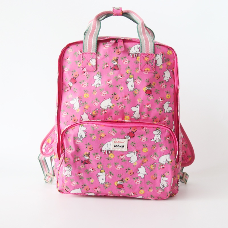 cath kidston Backpack Female Korean Version 2021 Versatile Student Schoolbag ins Mori Style Street Wear Simple Fashion College Shopee Singapore