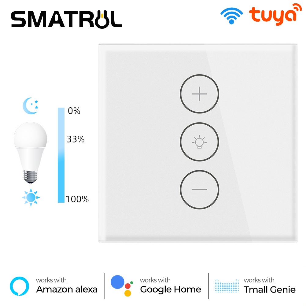 Tuya Smart Life Home House WiFi Wireless Remote Wall Switch Voice Control  Touch Sensor LED Light Switches Alexa Google Home 220V