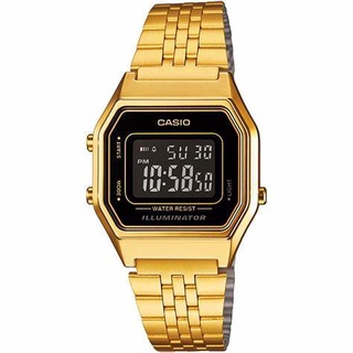 Gold casio watch hot sale on wrist