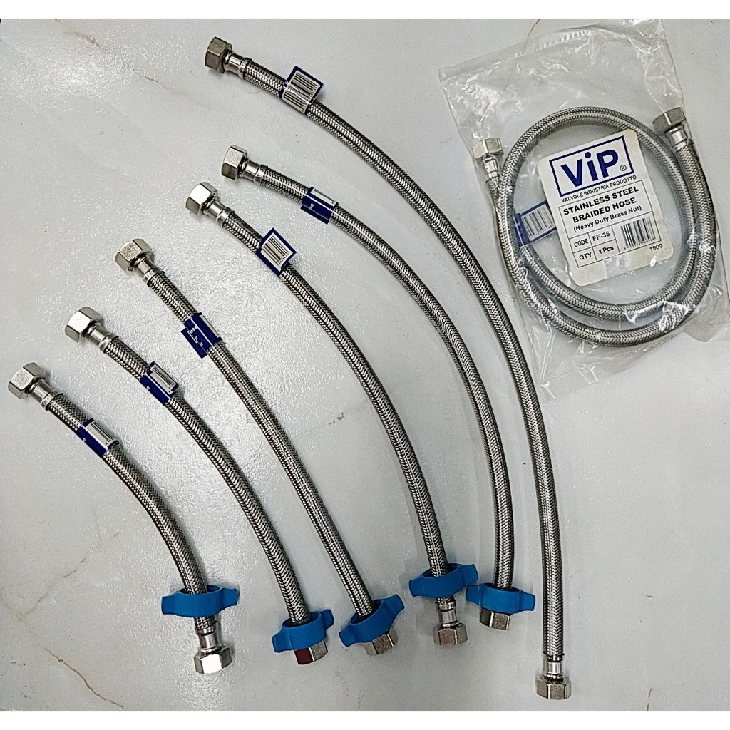 (FF) Vip STAINLESS STEEL FLEXIBLE HOSE SPRING PIPE/ PAIP SINKI | Shopee ...