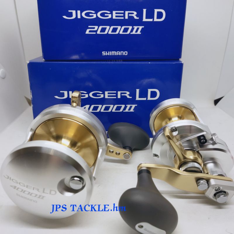 10'Shimano JIGGER LD 2000II/4000II 2 speed right handle baitcasting reel  shimano japan | Shopee Singapore