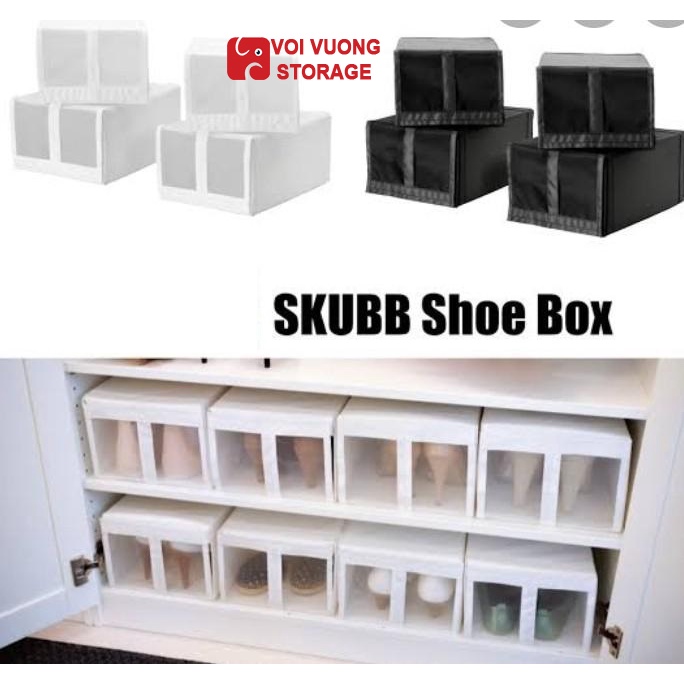 Ikea SKUBB shoe box | Shopee Singapore