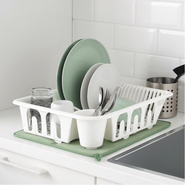 Ikea Flundra Dish Drainer Dish Drying Rack Rak Pinggan Shopee Singapore