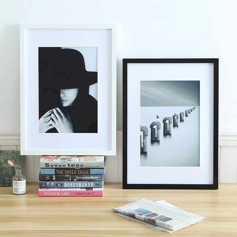 【Customizable Size】A1 A2 A3 A4 Wooden Photo Frame Large Size Picture ...