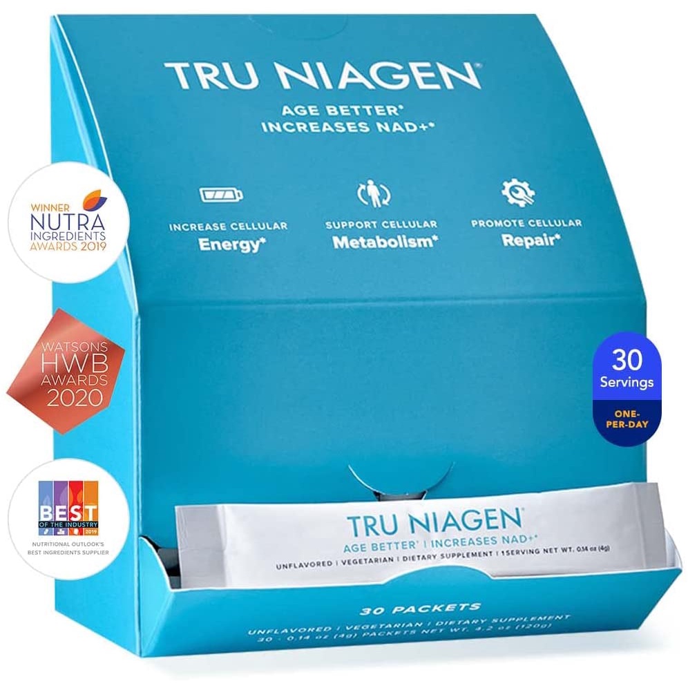 TRU NIAGEN Multi Award Winning 30 Count / 300mg NAD+ Boosting ...