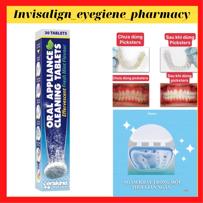 [INVISALIGNPikstersdds] Effervescent Tablets To Clean Orthodontic