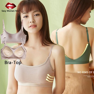 Comfortable and thin slip-on cup simple and sexy breast-retracting  anti-sagging underwear B cup