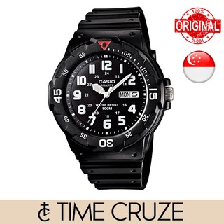 Casio Men's Dive Style Bracelet Watch, White Dial MRW200HD-7BV 