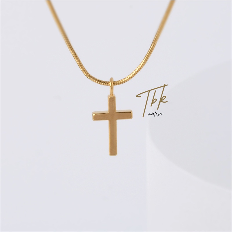 Chain with cross on sale gold