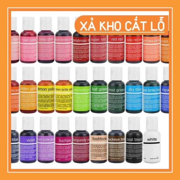 D4 Chefmaster Food Coloring Of All Kinds 25g Shopee Singapore