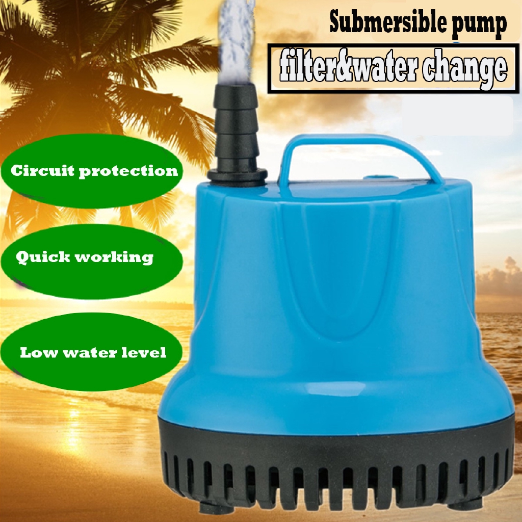 【GOOD QUALITY】25/40/55W Waterproof Submersible Aqua Aquarium Water Pump