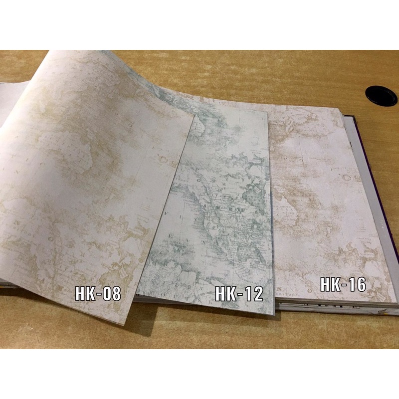 Hk World Map Motif Wall Wallpaper | Shopee Singapore